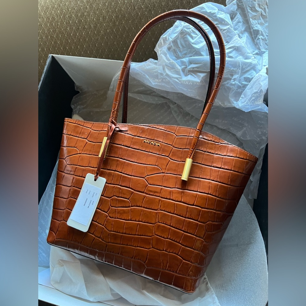 Brown Arcadia shoulder bag